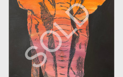 Sunset Elephant
