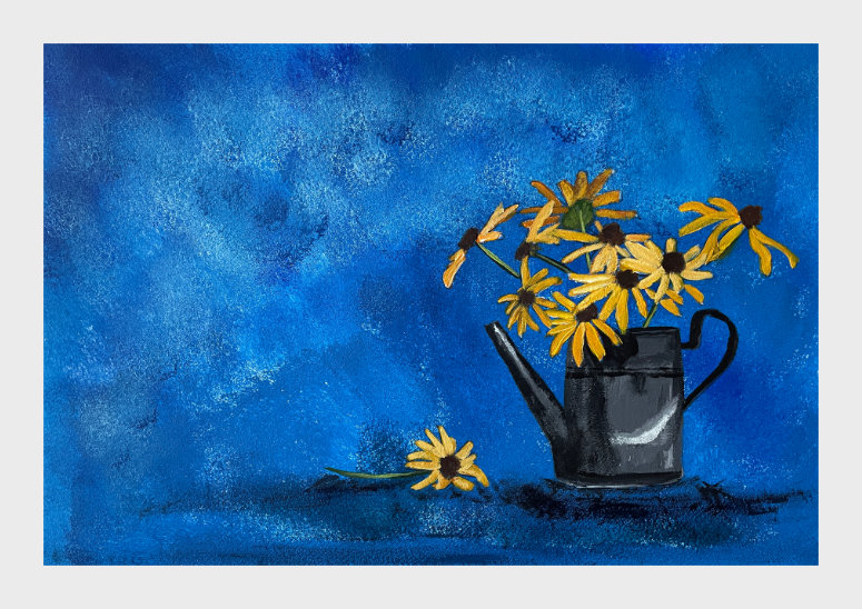 Watering Can Flowers Watering Can Flowers