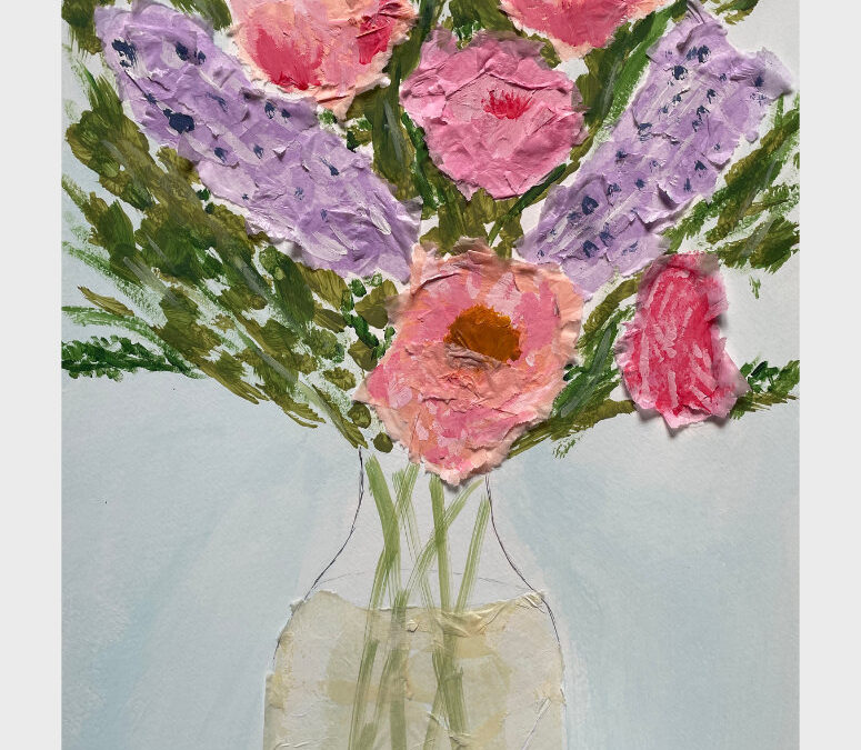 Mixed Media Flowers